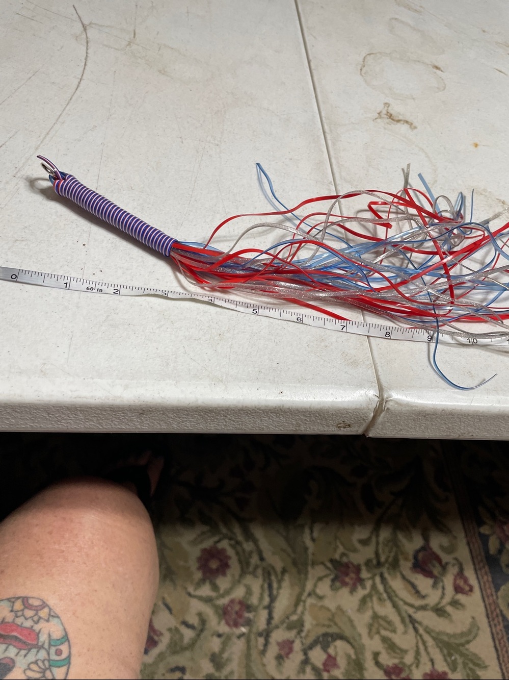 keychain flogger - purple handle
